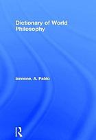 Dictionary of World Philosophy Cover Art
