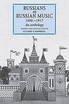 Russians on Russian music, 1880-1917 : an anthology