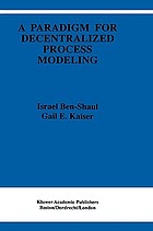 A paradigm for decentralized process modeling