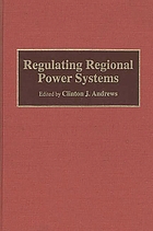 Regulating regional power systems