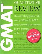 GMAT quantitative review : the official guide