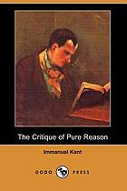 Critique of pure reason