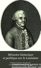 Mémoire historique et politique sur la Louisiane