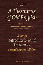 A thesaurus of old English : in two volumes