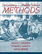 Secondary and middle school methods