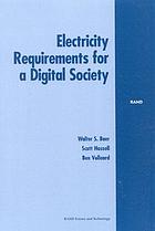 Electricity requirements for a digital society