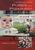 Politics and population control : a documentary history