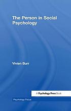 The person in social psychology