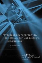 Psychological perspectives on lesbian, gay, and bisexual experiences