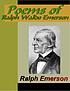 The poems of Ralph Waldo Emerson. by Ralph Waldo Emerson
