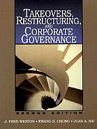 Takeovers, restructuring, and corporate governance