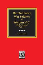 Revolutionary War soldiers of western North Carolina : Burke County