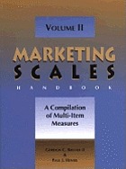 Marketing scales handbook : a compilation of multi-item measures