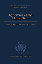Dynamics of the liquid state