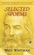 Selected Poems. by Walt Whitman