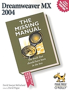 Dreamweaver MX 2004 : the missing manual von David Sawyer McFarland
