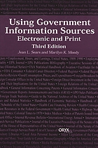 Using government information sources : electronic and print