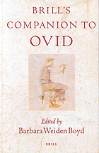 Brill's companion to Ovid
