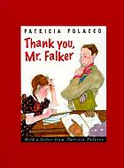 Thank you, Mr. Falker
