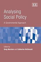 Analysing social policy : a governmental approach
