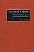 Voices of Reason : Adolescents Talk About Their... de Steven B Sachs