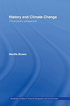 History and climate change : an Eurocentric perspective