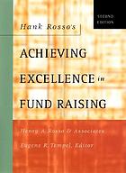 Hank Rosso's Achieving excellence in fund raising