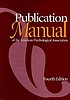 Publication manual of the American Psychological...