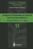 Analysis of pesticides in ground and surface water