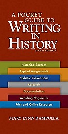 A pocket guide to writing in history