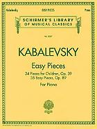 24 pieces for children, for the piano, op. 39