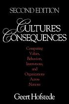 Culture's consequences : comparing values, behaviors, institutions, and organizations across nations