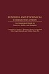 Business and technical communication : an annotated... door Sandra E Belanger