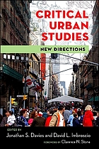 Critical urban studies : new directions