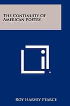 The continuity of American poetry.