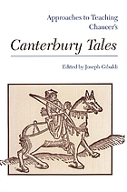 Approaches to teaching Chaucer's Canterbury tales