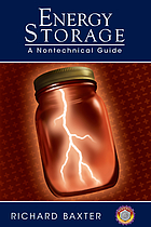 Energy storage : a nontechnical guide