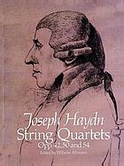 String quartets opp. 42, 50, and 54