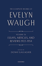 Essays, articles, and reviews, 1922-1934