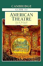 Cambridge guide to American theatre Cover Art