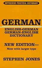 German : English-German, German-English dictionary