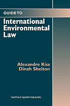 Guide to international environmental law