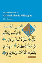 An introduction to classical Islamic philosophy