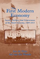 the first modern economy de vries