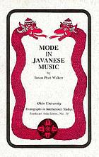 Mode in Javanese music