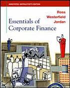 Essentials of corporate finance