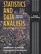 Statistics and data analysis : an introduction.