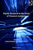 Digital research in the study of classical antiquity