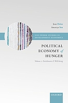 The Political Economy of Hunger: Volume 1: Entitlement and Well-being