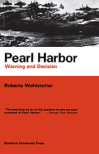 Pearl Harbor; warning and decision.